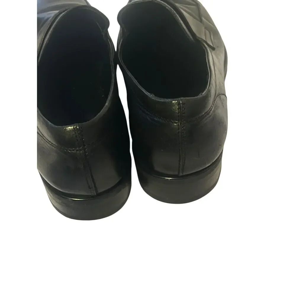 Tod's Black Leather Penny Loafer Driving Shoes •Mens US 7.5• Tods Italy $795 EXC